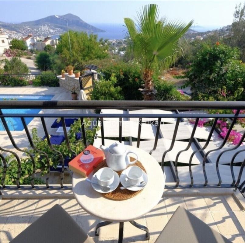 Sea-view Villa: Private Pool, Terrace, 3 Bed / 3 Bath - Aqua Homes Kalkan